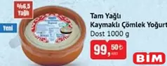 DOST TAM YAĞLI KAYMAKLI ÇÖMLEK YOĞURT 1000 G DOST TAM YAĞLI KAYMAKLI ÇÖMLEK YOĞURT 1000 G